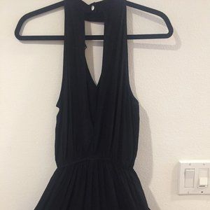 Brand new Aqua black short-length romper